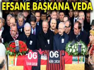 Efsane başkana veda