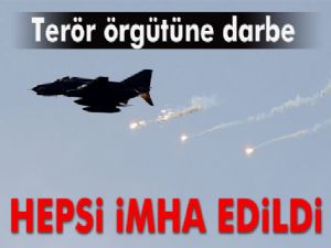 TSK: Avaşin-Basyan, Zap, Gara ve Harkuk bölgelerinde tespit edilen 12 hedef imha edildi