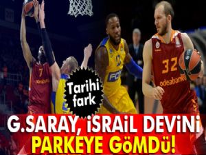 Galatasaray, İsrail takımı Maccabi'yi farka boğdu