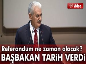 Yıldırım: 'Referandum muhtemelen Nisan ayının...'