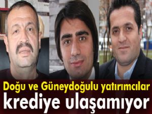 Doğu ve Güneydoğulu yatırımcılar krediye ulaşamıyor