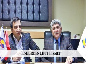 LİSELERDEN ÇİFTE HİZMET