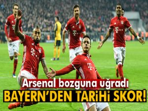 Bayern'den tarihi skor! Arsenal bozguna uğradı