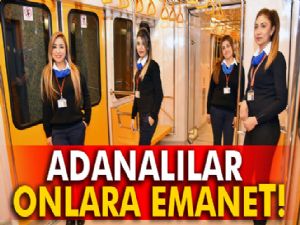 Adana'nın metrosu da kadınlara emanet