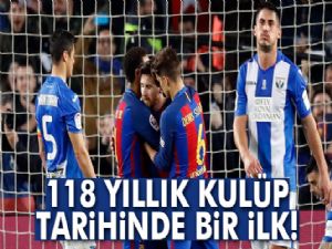 Barcelona'da 118 yıllık kulüp tarihinde bir ilk!