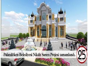  Palandöken Belediyesi Nikâh Sarayı Projesi tamamland