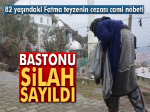 82 yaşında iki büklüm cami nöbeti