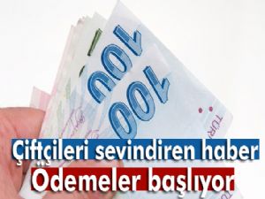 Çiftçilere 2 milyar 118 milyon TL'lik destek ödemesine başlanıyor