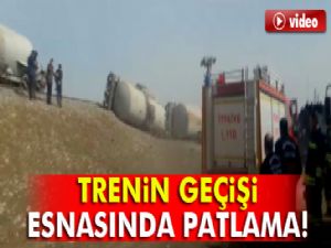 Diyarbakır'da trenin geçişi esnasında patlama