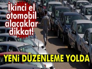 İkinci el otomobilde yeni düzenleme