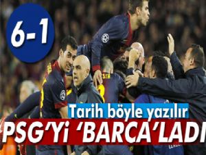 Barcelona 6-1 PSG Şampiyonlar Ligi maçı özet izle| Barca PSG geniş özet ve gol izle