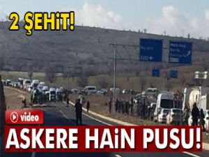 Mardin'de askeri aracın geçişi sırasında patlama: 2 şehit