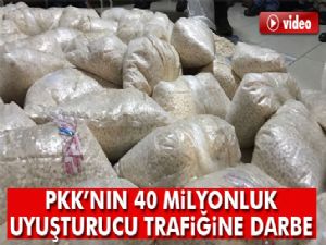 Kocaeli'de PKK'nın 40 milyonluk uyuşturucu trafiğine darbe