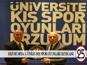   ERZURUM'DA 3. ÜNİLİG KIŞ SPOR OYUNLARI HEYECANI