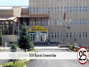  YGS İkincisi Erzurum'dan