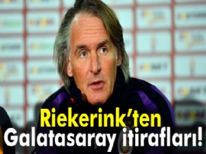 Riekerink'ten Galatasaray itirafları