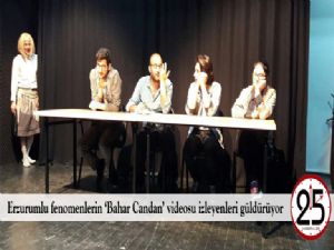   Erzurumlu fenomenlerin 'Bahar Candan' videosu izleyenleri güldürüyor