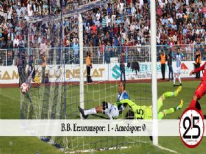   B.B. Erzurumspor: 1 - Amedspor: 0