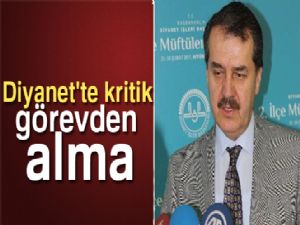 Son dakika haberleri! Diyanet İşleri Başkan Yardımcısı Özafşar görevden alındı