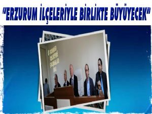 Sekmen: Erzurum ilçeleriyle büyüyecek 