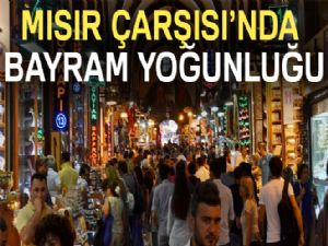 Mısır Çarşısı'nda bayram şekeri yoğunluğu başladı