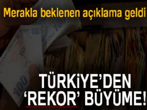 Üçüncü çeyrek büyüme rakamları açıklandı