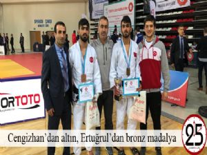   Cengizhan'dan altın, Ertuğrul'dan bronz madalya 