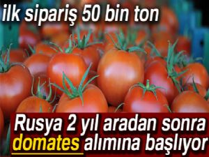 Rusya kapısını 50 bin ton Türk domatesi için açıyor