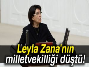 Leyla Zana'nın milletvekilliği düştü