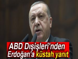 ABD Dışişleri Bakanlığı Sözcüsü Nauert'ten Erdoğan'a yanıt