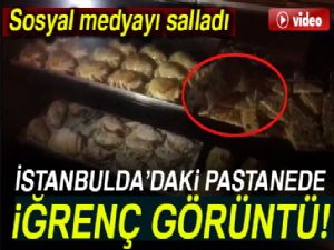 Sosyal medyadaki skandal fare görüntülerinin ardından pastane kapatıldı