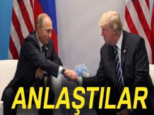 Trump ve Putin Suriye konusunda anlaştı