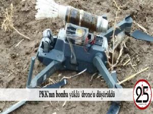   PKK'nın bomba yüklü 'drone'u düşürüldü 