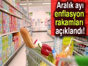 Aralık ayı enflasyonu açıklandı