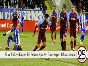  Ziraat Türkiye Kupası: BB Erzurumspor: 0 - Trabzonspor: 4 (Maç sonucu) 