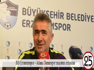  BB Erzurumspor - Adana Demirspor maçının ardından BB Erzurumspor - Adana Demirspor maçının ardından 