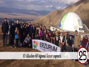  10 ülkeden 60 öğrenci kayıt yaptırdı 