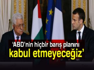 Macron: 'ABD'nin hiçbir barış planını kabul etmeyeceğiz'