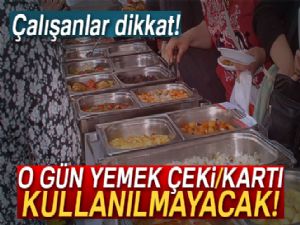 Türkiye genelinde yemek kartları ve çeklerine 'boykot' hazırlığı