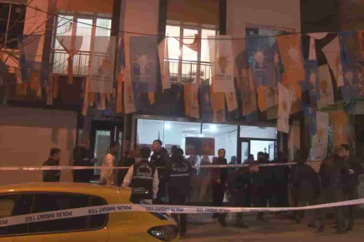 AK Parti seçim bürosuna silahlı saldırı