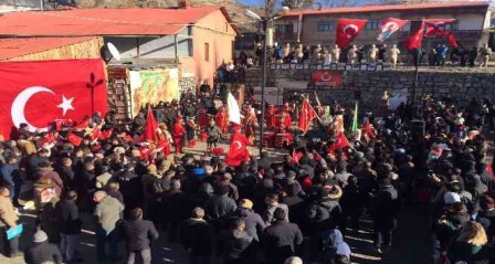 Allahuekber şehitleri Şenkaya'da anıldı