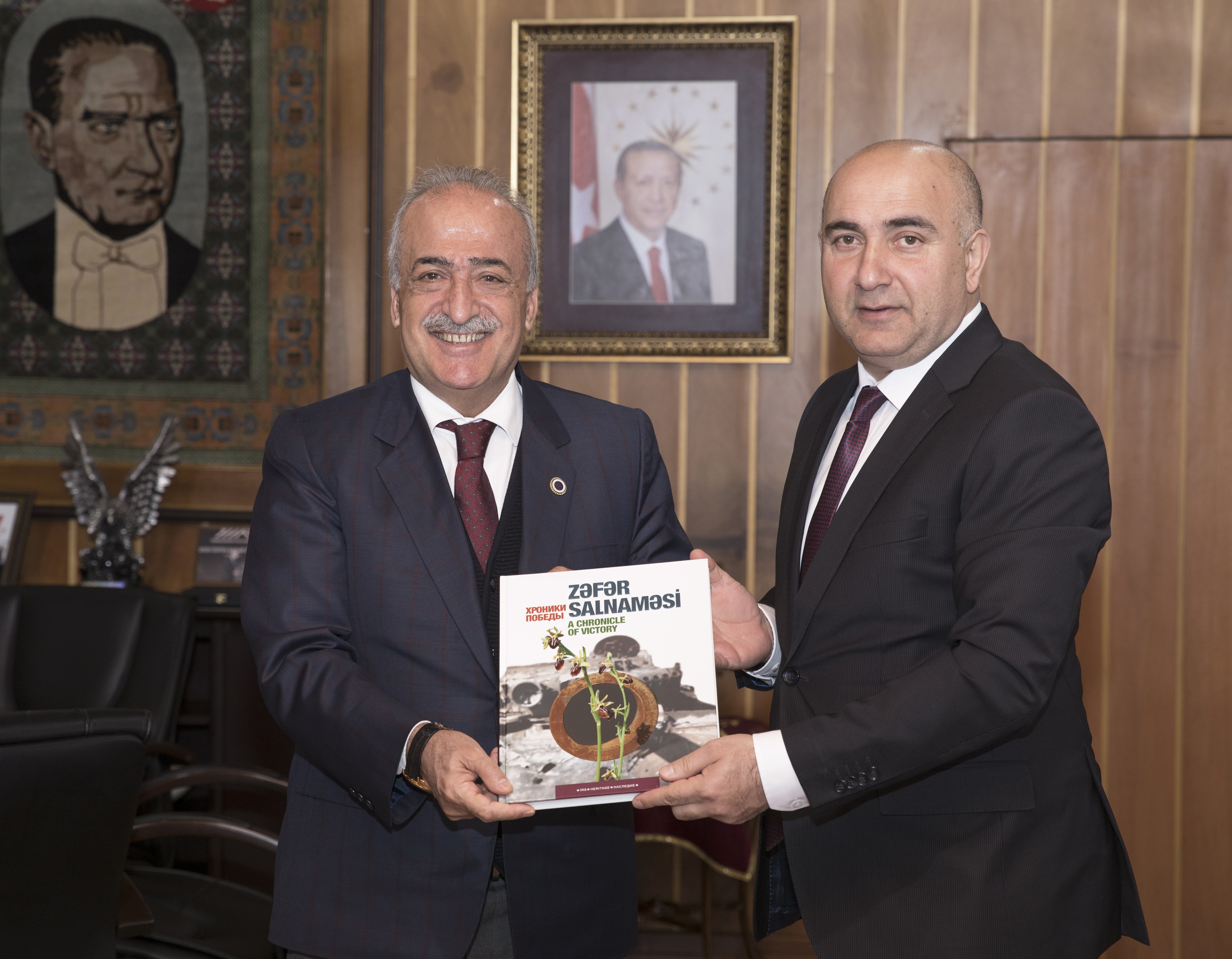  Azerbaycan Kars Başkonsolosu Guliyev’den Rektör Çomaklı’ya ziyaret