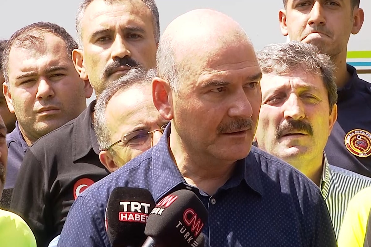 Bakan Soylu: (Marmaris'teki orman yangını) 'Nasıl çıktığına dair bir şüpheli var'