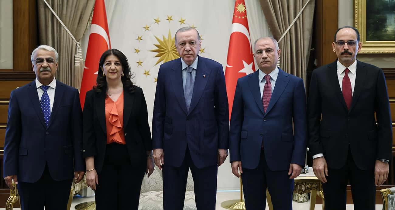 Cumhurbaşkanı Erdoğan, DEM Heyetini kabul etti