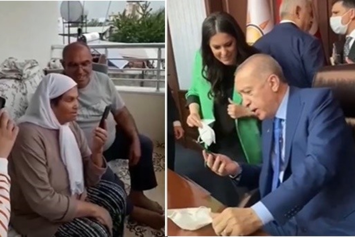 Cumhurbaşkanı Erdoğan, kanser hastası Halime teyzeyle görüştü