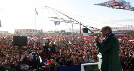 Cumhurbaşkanı Erdoğan: “Koalisyonun tüm pis işlerini milliyetçi görünümlü ortağı İYİ Parti'ye vermişler”