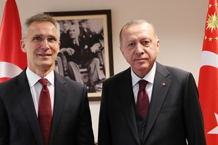 Cumhurbaşkanı Erdoğan, NATO Genel Sekreteri Stoltenberg ile görüştü