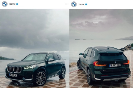 Dünya markası BMW'nin paylaşımında dikkat çeken Gemlik detayı