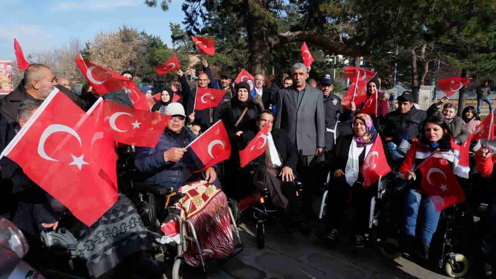 Erzurum’da ’Dünya Engelliler Günü’ etkinliği