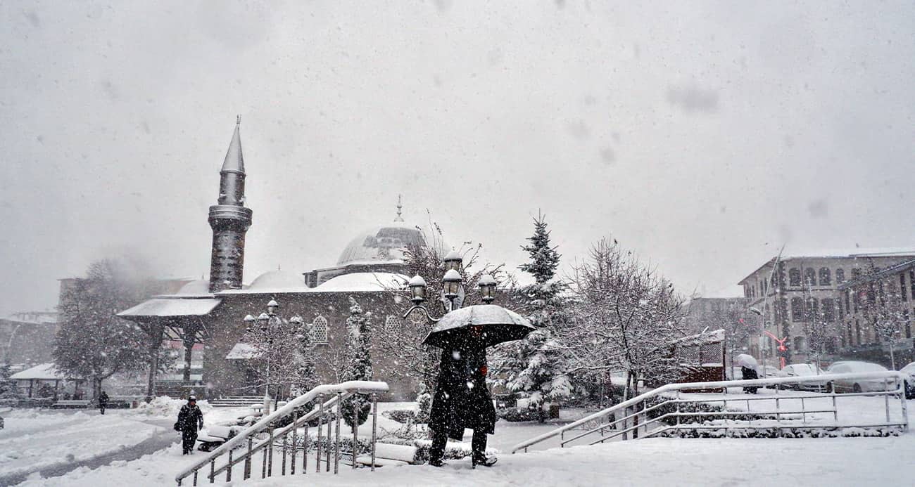 Erzurum’da okullara 1 günlük kar tatili